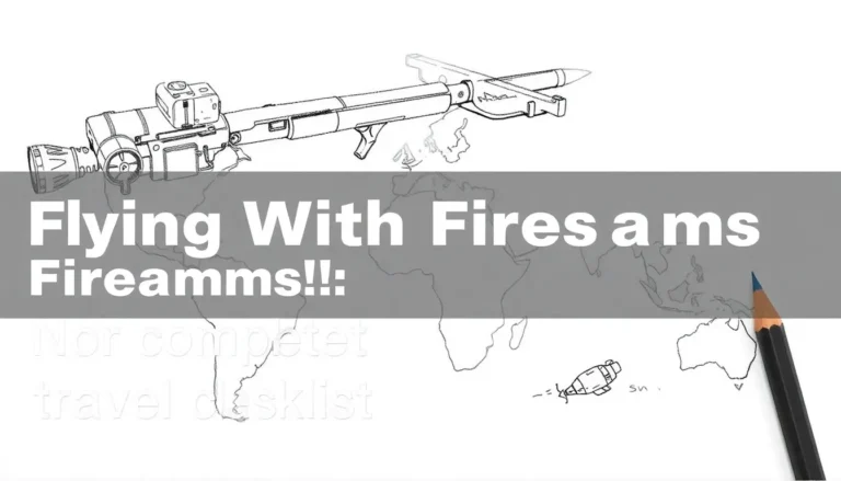 FLYING WITH FIREARMS: YOUR COMPLETE TRAVEL CHECKLIST